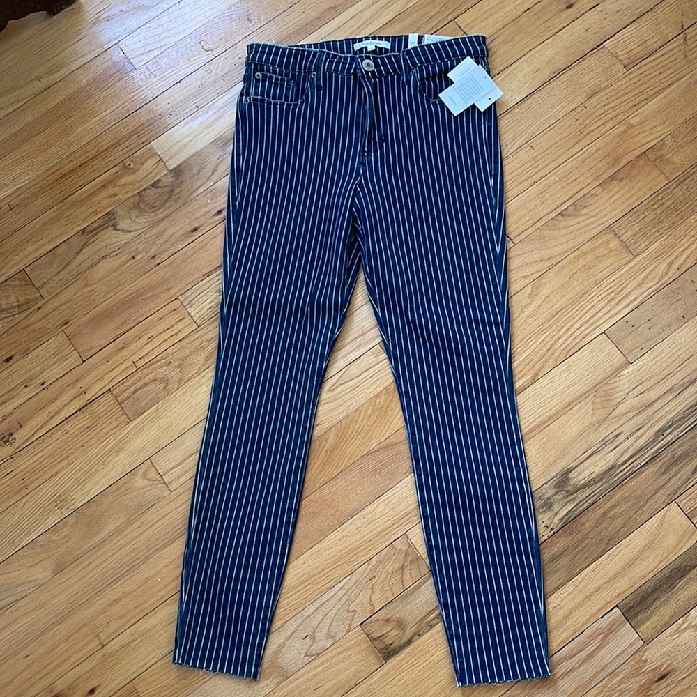 High rise skinny jeans